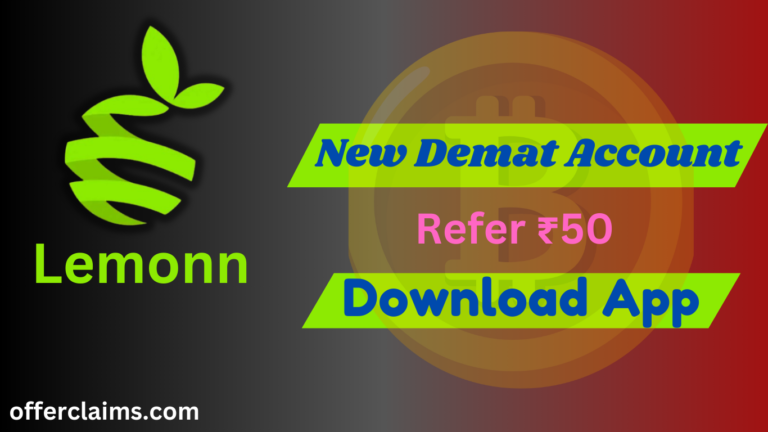 Lemonn – New Demat Account Opening Free || Per Refer ₹50