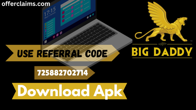 Big Daddy – Game Register & Referral Code “725882702714”