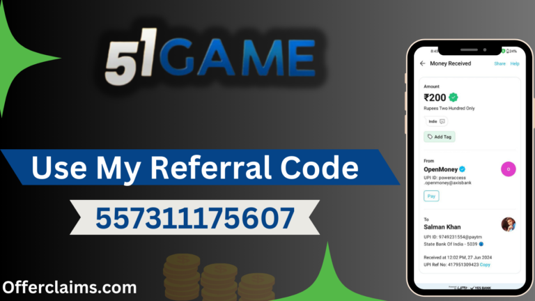 51 Game – New Earning Website | Refer Code “557311175607”