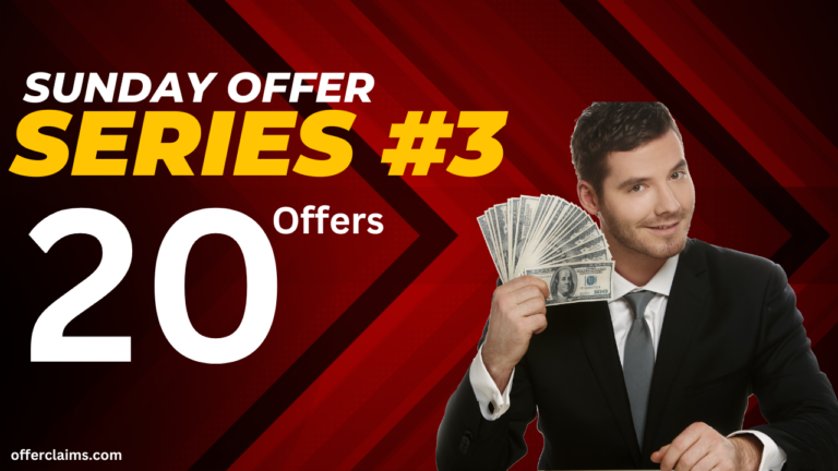 Sunday Offer Series #3 || Top 20 Offers